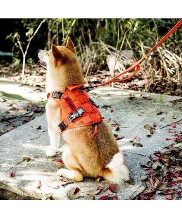OneTigris Double Dog Leash with Reflective Stripes - 182cm Orange | Durable & Adjustable for Safe Walks - Buy Online on GoSupps.com