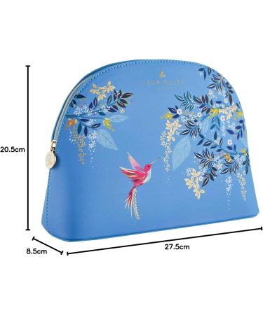 Sara Miller Light Blue Hummingbird Makeup Bag | Stylish & International Shipping Available - Buy Online on GoSupps.com