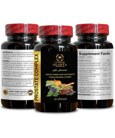 OLANTA TRADE SOLUTION Prostate Support Complex - Prostate Healthy Booster Prostate Support and Frequent Urination Saw Palmetto Extract Support for Urinary Healthy - 2 Bottles 120 Capsules - Buy Online on GoSupps.com