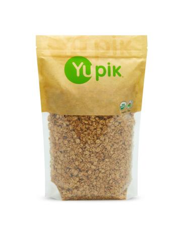 Yupik Organic Apple Cinnamon Granola Oats Dried & Cinnamon Non-GMO Vegan 1Kg 1 kg (Pack of 1)