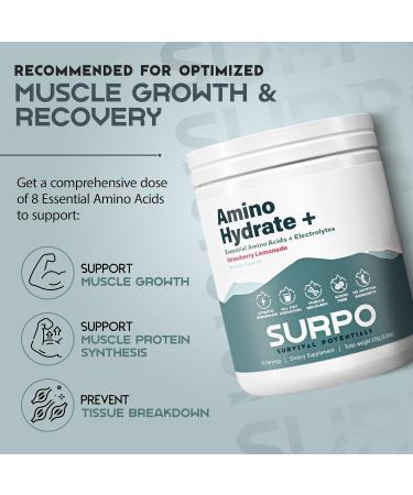 Essential Amino Acids & Sugar Free Electrolytes Powder | Keto EAA + BCAA Energy Drink for Muscle Recovery | 30 Servings - Buy Online on GoSupps.com