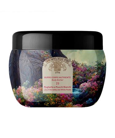 Beurre corporel 19 | 250 ml | Muguet & Musc blanc | Soin riche | V g talien & sans cruaut envers les animaux (beurre corporel muguet et musc blanc)