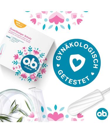 Buy Original Normal Tampons for Medium/Stronger Days | StayDry Technology & Curved Grooves | Reliable Protection (64 Pack) - Buy Online on GoSupps.com