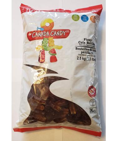 CANADA CANDY Fizzy Cola Bottles Cola 2.5 Kilogram