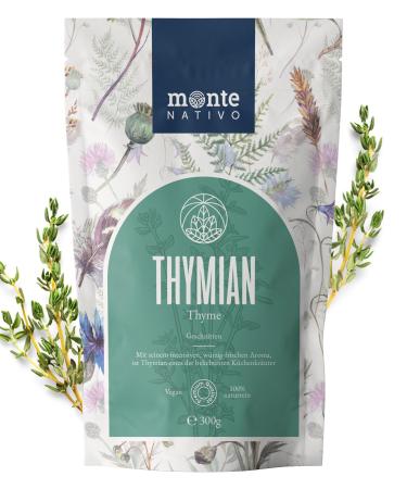 Thyme tea cut (300 g) Monte Nativo |Thyme dried |As herbs tea spice or in spice mixtures |100% pure and natural |With a rich aroma |For cooking as a tea gift thyme 300 g (1 Pack) - Buy Online on GoSupps.com