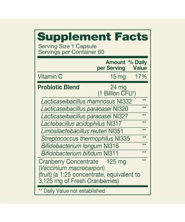 Probiotics for Women Capsules Dietary Supplement 1 Billion CFUs - Digestive Health by Spring Valley (60 Capsules - Pack of 1) - Set by Basket Goods - Buy Online on GoSupps.com