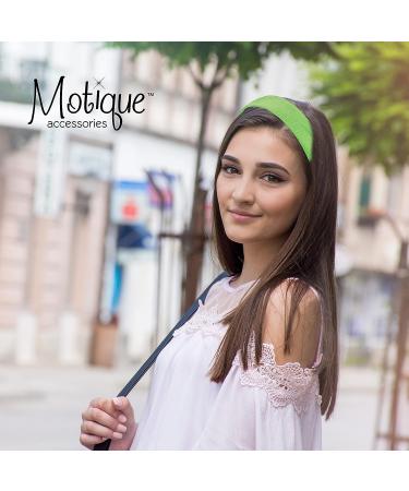Neon Green Velvet Headband - 1 Inch - Motique Accessories - Buy Online on GoSupps.com
