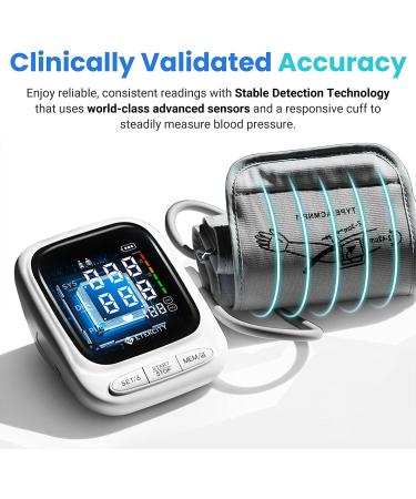 Etekcity Blood Pressure Monitor Machine and Cuff - FSA HSA Approved, Rechargeable, LED Display, Large Cuff, Fast & Accurate Reading - Buy Online on GoSupps.com