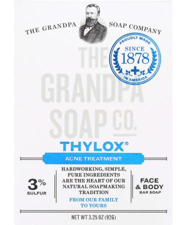 Thylox Medicated Soap Grandpa Soap Company 3.25 oz. Bar