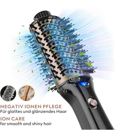 Parwin Pro Beauty 4-in-1 One-Step Warm Air Brush - 1000W Oval Hair Dryer & Volume Brush for Smoothing & Volume - International Shipping Available - Buy Online on GoSupps.com