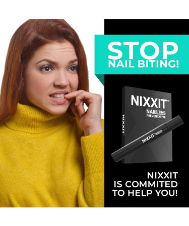 NIXXIT Nail Biting Treatment - Stop Thumb Sucking for Adults & Children - Bitter Taste - Safe & Effective - USA Made - 2 Pack - Buy Online on GoSupps.com