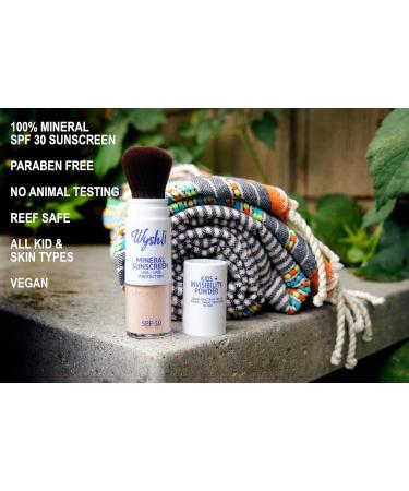 Invisibility Powder - SPF 30 Sunscreen for Kids | Broad Spectrum Sensitive Skin Water Resistant - Buy Online on GoSupps.com
