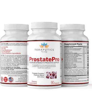 ProstatePro - Saw Palmetto Prostate Health Supplement for Men | Non GMO Bladder Control & DHT Blocker - 90 Capsules - Buy Online on GoSupps.com
