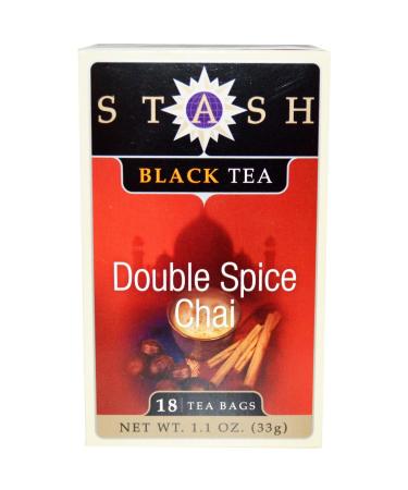 Stash Tea Company Th noir Chai double pice de haute qualit 18 Sachets 1 1 oz (33 g)