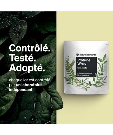 Whey protein powder Vanilla 1 kg 24 g protein per serving for your muscle building highly dosed produced and tested in the laboratory in Germany - Buy Online on GoSupps.com