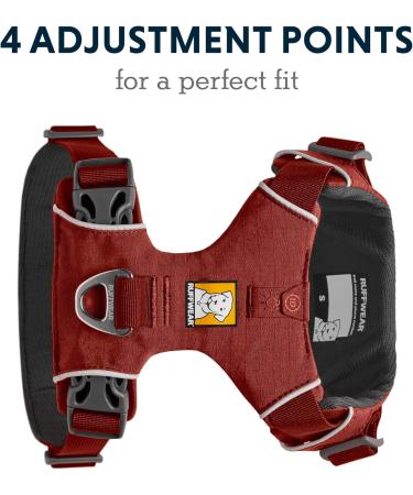 Shop Luffwear Front Range Dog Harness - Reflective Padded Anti-Choke Red Clay L/XL - Perfect for Active Dogs! - Buy Online on GoSupps.com