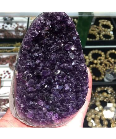 300g/700g Natural Amethyst Hole Mirage Quartz Crystal Cluster ZJGIDTEM (Size : 300g)