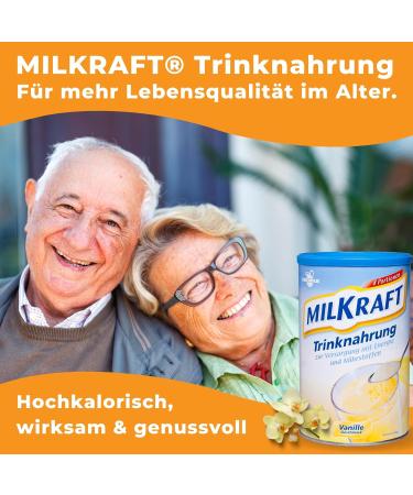 Milkraft Drinking Food Vanilla 480g - High-Caloric Protein Shake & Carbohydrates for Adults - Ideal for Exclusive & Complementary Diets - Shop Now! - Buy Online on GoSupps.com