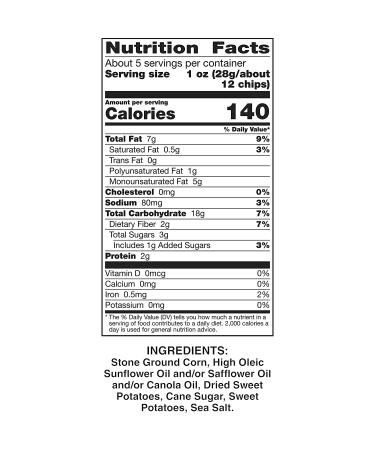 Food Should Taste Good Sweet Potato Tortilla Chips - Gluten Free, 5.5 oz (Pack of 1) - Buy Online on GoSupps.com