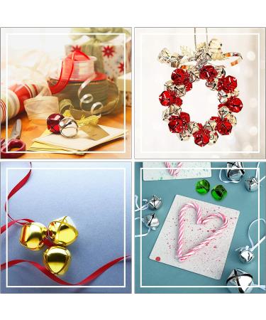 200 Pieces 3/5 Inch Jingle Bells Bulk for Christmas Decor - Silver, 4 Colors - Craft & Pet Decorations, Xmas Party Favors - Buy Online on GoSupps.com