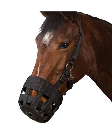 Roma Grazing Muzzle Black Cob Cob Black - Buy Online on GoSupps.com