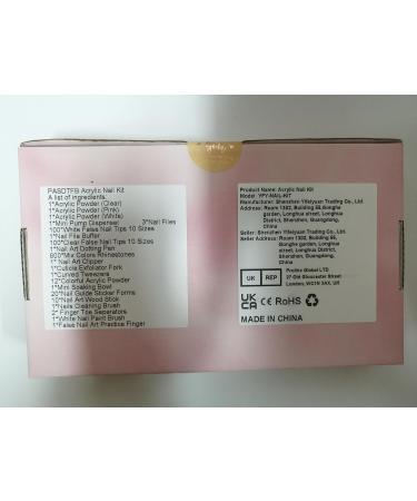 Professional Acrylic Nail Kit - 12 Glitter Colors, Liquid, Brush & Tools - DIY Manicure Set for Beginners and Salons - Buy Online on GoSupps.com