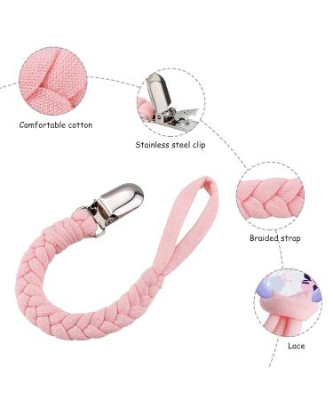 Buy Pacifier Chain Set - Cotton Baby Pacifier Straps for Newborns | 4 Pieces (Boys & Girls) - Safe & Stylish - Buy Online on GoSupps.com