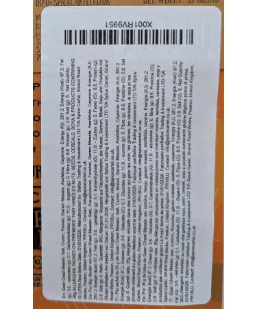 Spice Cartel Goan Chaat Masala Spice Blend | Handcrafted in the UK | 35g Resealable Pouch - Buy Online on GoSupps.com