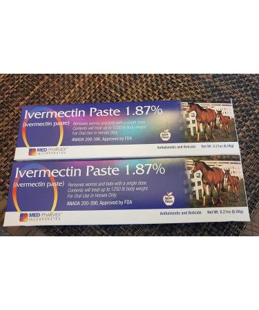 Ivermectin 2 Pack Paste 1.87%