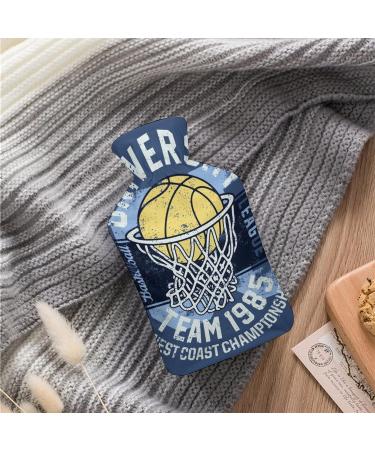 Basketball Hot Water Bottle with Plush Cover - Hand Warmer for Adults & Kids | 26.5x15.3cm - International Shipping Available - Buy Online on GoSupps.com