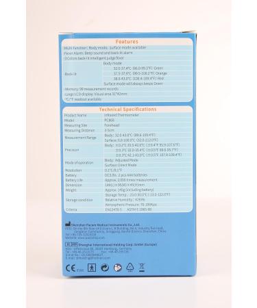 Idoit Infrared Contactless Fever Thermometer - Forehead & Body with 99 Memory Calls | Digital Thermometer for Baby Children & Adults - Accurate & Reliable - Buy Online on GoSupps.com