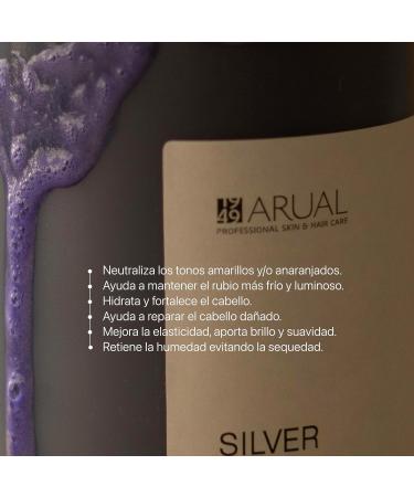  ARUAL ARUAL Silver shampoo for blonde grey and white hair. - Buy Online on GoSupps.com