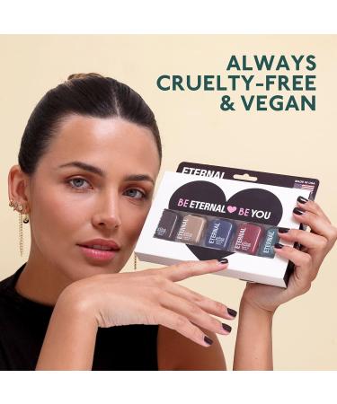 Elegant Eternal Beige 5 pc Red Nail Polish Set for Women & Girls - Fast Dry, Long-Lasting Blue Nail Polish - DIY Manicure/Pedicure - Made in USA - Buy Online on GoSupps.com