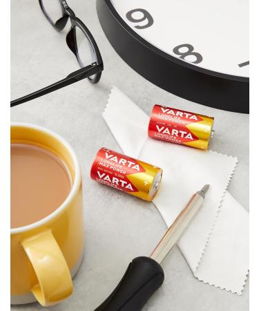 VARTA Longlife Max Power C Baby LR14 Alkaline Batteries (2-Pack) - High Performance for Toys & Devices - Made in Germany - Buy Online on GoSupps.com