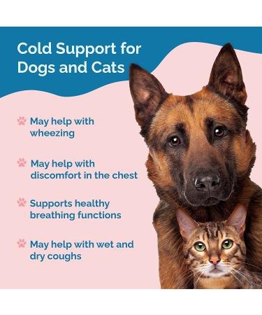 Prana Pets Cold Support for Cats and Dogs - Natural Relief for Pet Respiratory Health - Buy Online on GoSupps.com