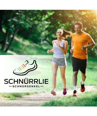Schn rrlie Elastic Laces - 100 cm Gray Round Flat Quick Lock for Kids & Adults - No Tie Shoe Out Bands - Buy Online on GoSupps.com