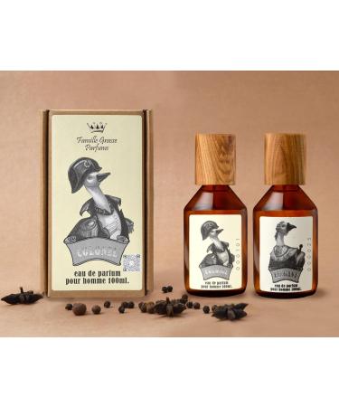 Elegant Eau de Parfum for Men 100 ml | Woody & Fougere | Artisanal | Kraft | Made in France | Produits de Grasse - Buy Online on GoSupps.com