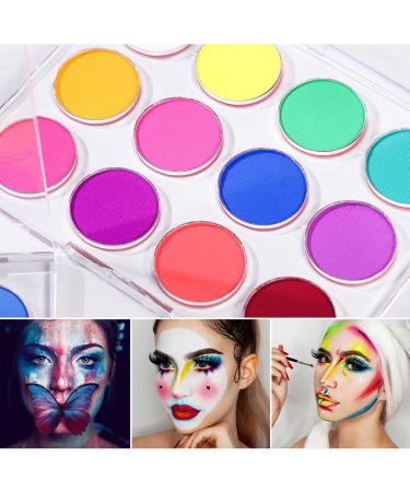 SOMGKIN 12 Colors Shiny Matte Pigment Eyeshadow Palette Glitter Eyeshadow Highly Pigmented Eyeshadow Cosmetics Durable Waterproof for Halloween Christmas Valentines Day 01 Metallic - Buy Online on GoSupps.com