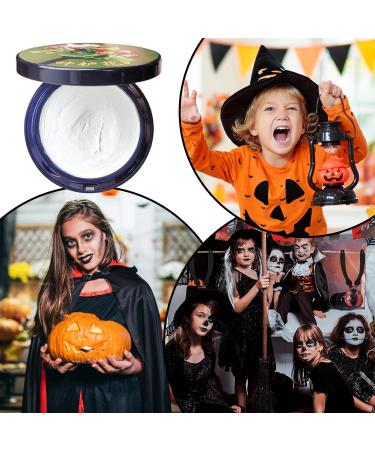  G n rique White Face Makeup Creamy Long Lasting Foundation - Stain Resistant Long Lasting White Face Paint for Cosplay Stage Show Party Adults Christmas - Buy Online on GoSupps.com