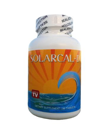 Coral Calcium Magnesium and Vitamin D-3 by SolarCal-D - Recommended by Robert Barefoot on TV and The Calcium Factor (90 Tablets 1 Month Supply)