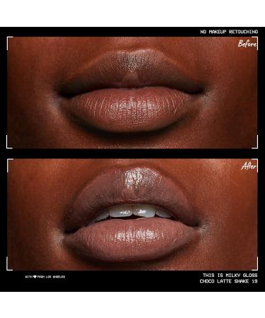NXY Milky Gloss Lip Gloss - Choco Latte Shake | Vegan Formula | 12 Hour Hydration | Milk Chocolate Scented - Buy Online on GoSupps.com