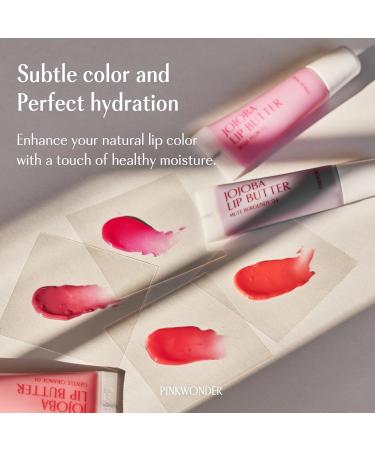 Jojoba Lip Butter Bright Coral 02 - Nourishing & Hydrating Lip Care | International Shipping Available - Buy Online on GoSupps.com