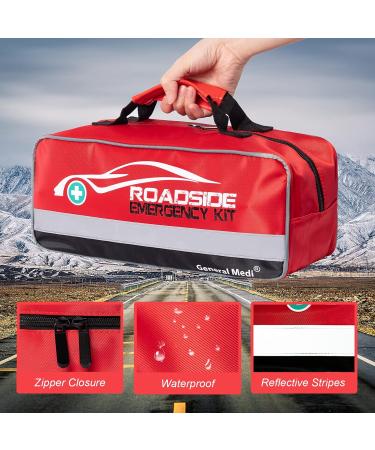 General Medi 127 in 1 Car Breakdown & First Aid Kit | Ultimate Vehicle Emergency Assistance Set - Buy Online on GoSupps.com