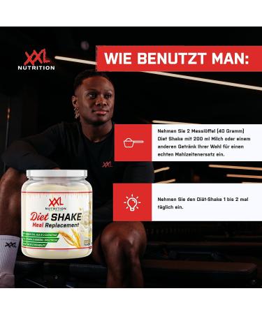  XXL Nutrition XXL Nutrition - Diet Shake - Vanilla - 1200 Grams - Buy Online on GoSupps.com