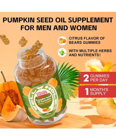 Well&Whole L-Lysine Gummies 1000mg - L-Lysine Supplements for Kids and Adults - Lip and Cold Sore* Support for Women Pumpkin Seed Oil for Hair Growth Pumpkin Seed Oil Gummies with Saw Palmetto Men - Buy Online on GoSupps.com