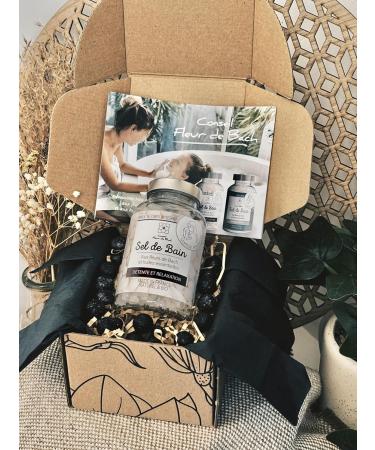 Conseil fleur de Bach Bath Salt Floral and Organic Essential Oils Relaxation and Relaxation Find the pleasure of bathing for you and your children (With Box) 250 g