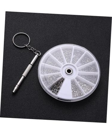 Gleavi 1200 STK Repair Screws for Sunglasses | Rustproof Tool Set - Silver - 2 Medium Screw Sizes for Household Use - Buy Online on GoSupps.com