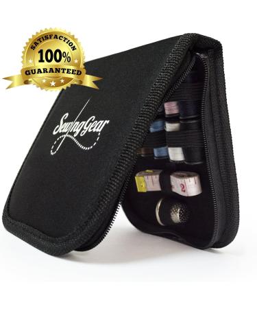 Compact Sewing Kit for Home, Travel, Camping & Emergency - Premium Mini Sew Supplies Set for Kids, Girls, Beginners & Adults - Expansive Case with 100 Extra Pins & Safety Pins - Buy Online on GoSupps.com