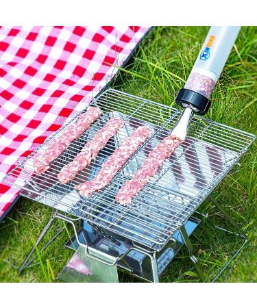 XINQIAO Jerky Gun 1.5 Pound Capacity Jerky Maker Food Grade Plastic Barrel with 4 Stainless Steel Nozzles and 2 Cleaning Brushes Plastic-1.5 Pound - Buy Online on GoSupps.com