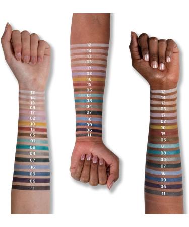 Impala Compact Eyeshadow | Color Bright White N12 | Shimmering and Long-Lasting Colors | Long-Lasting Eyeshadow | Creamy Texture - Buy Online on GoSupps.com